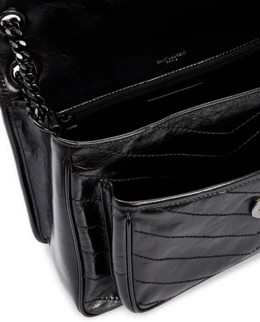 Saint Laurent Кожаная сумка Niki Medium - Артикул: 633184-0EN08