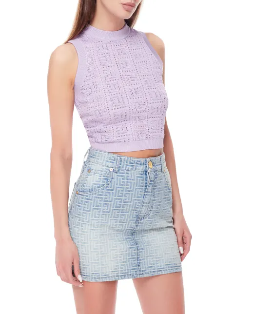 Balmain Топ - Артикул: AF0AB011KE25-s