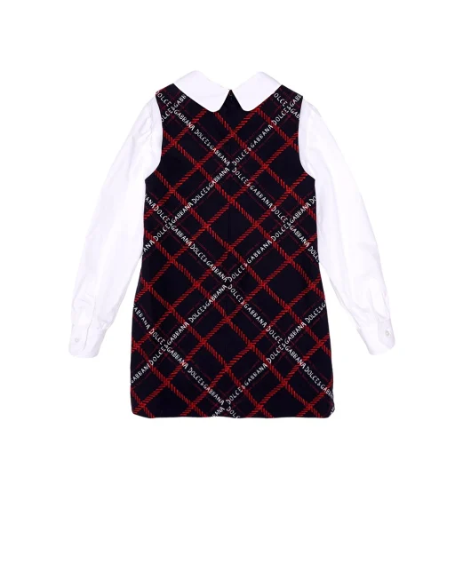 Dolce&Gabbana Детское хлопковое платье - Артикул: L53DL8-G7JI6-S