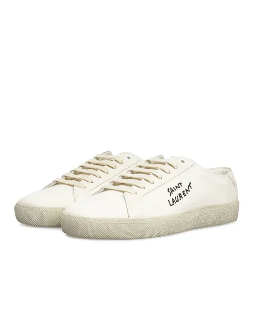 Saint Laurent Сникеры Court Classic - Артикул: 610648-GUP10