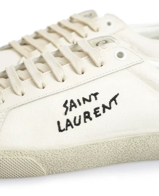 Saint Laurent Сникеры Court Classic - Артикул: 610648-GUP10