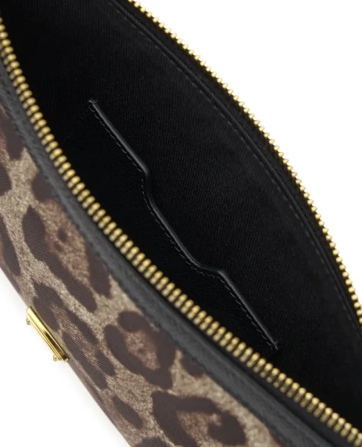 Dolce&Gabbana Візитниця з леопардовим принтом - Артикул: BI3436-A0007