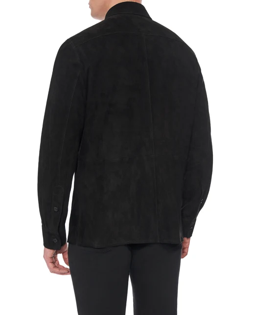 Ralph Lauren Purple Label Рубашка из замши - Артикул: 790654923036