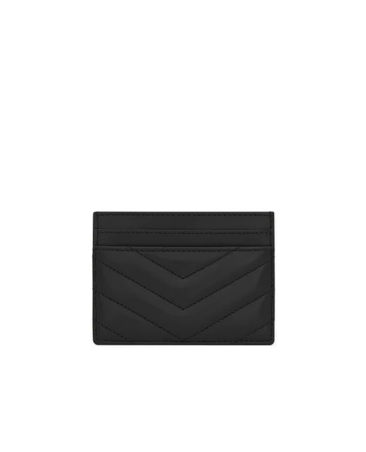 Saint Laurent Визитница Cassandre из кожи - Артикул: 423291-AAA44
