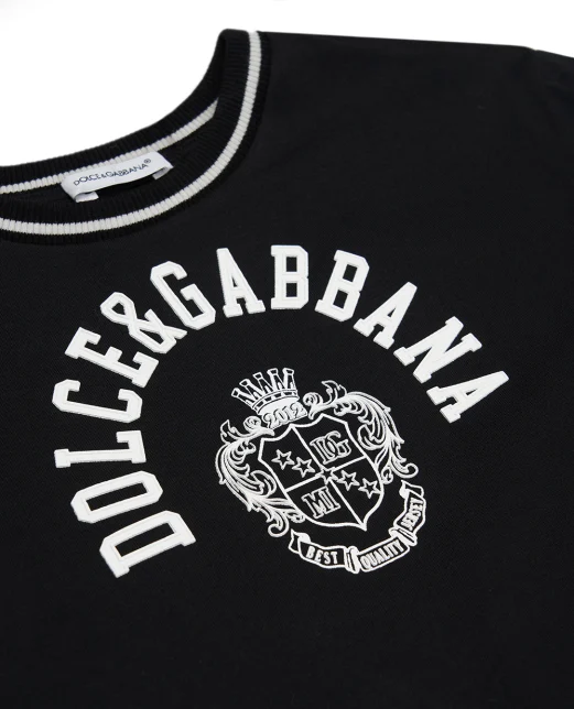Dolce&Gabbana Дитяча футболка з принтом - Артикул: L4JTHV-G7PTO-B