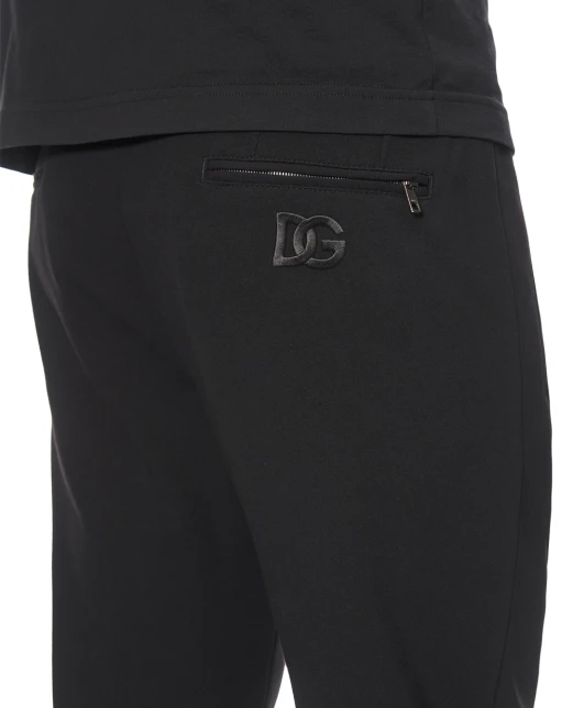 Dolce&Gabbana Штани-джоггери з нашивкою DG - Артикул: GVZAEZ-GK304