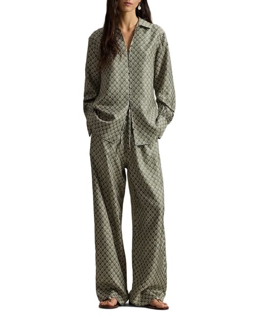 Polo Ralph Lauren Пижамные брюки из шелка (костюм) - Артикул: 211A96338001