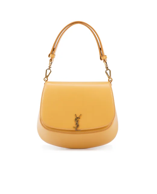 Saint Laurent Кожаная сумка Voltaire Top Handle Bronze - Артикул: 800846-0SX0W