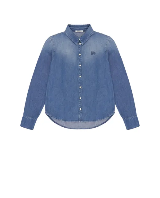 Dolce&Gabbana Дитяча джинсова сорочка - Артикул: L56S66-LDD84-B
