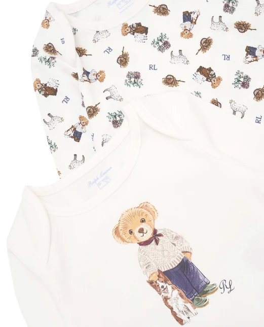 Polo Ralph Lauren Детское боди Polo Bear (2 шт) - Артикул: 320952866001