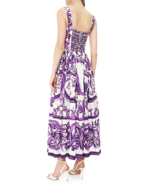 Dolce&Gabbana Сукня з принтом Майолікі - Артикул: F6TTHT-FI5JP