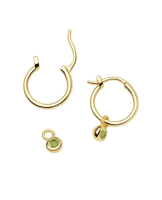 Missoma Сережки-кільця з мініатюрними підвісками - Артикул: BSH-G-E2-PD