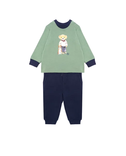 Polo Ralph Lauren Детский костюм Polo Bear (лонгслив, брюки) - Артикул: 320952883001