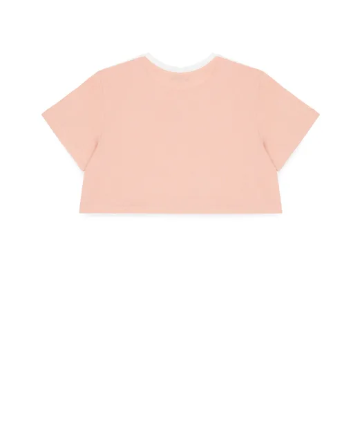 Dolce&Gabbana Детская футболка с принтом - Артикул: L5JTQG-G7PWI-S