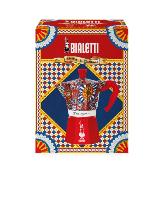 Dolce&Gabbana Гейзерна кавоварка Moka Express Bialetti - Артикул: TCCE15-TCAEF