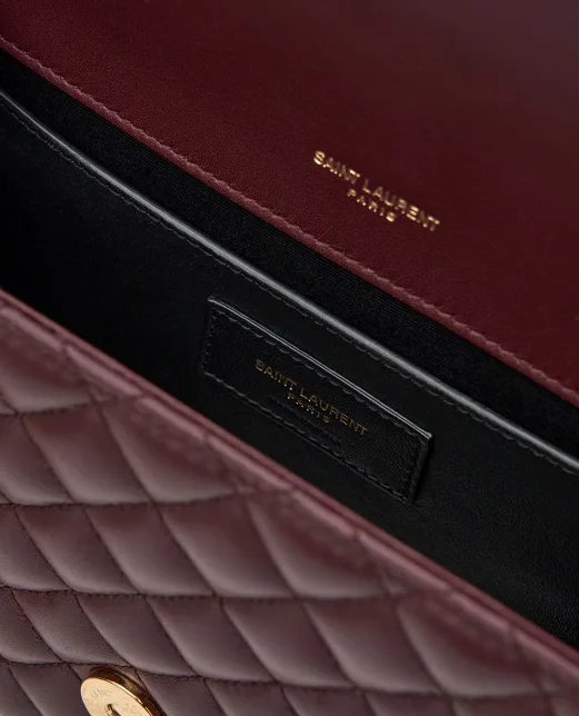 Saint Laurent Сумка Envelope Medium из овечьей кожи - Артикул: 600185-AACT7