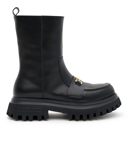 Dolce&Gabbana Дитячі шкіряні черевики - Артикул: D11328-AO227-M