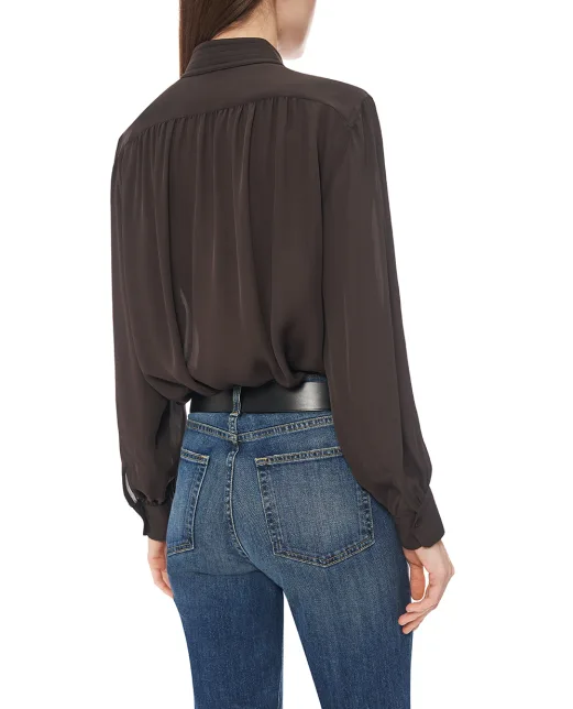 NILI LOTAN Блуза REVI из шелка - Артикул: 13258-W30