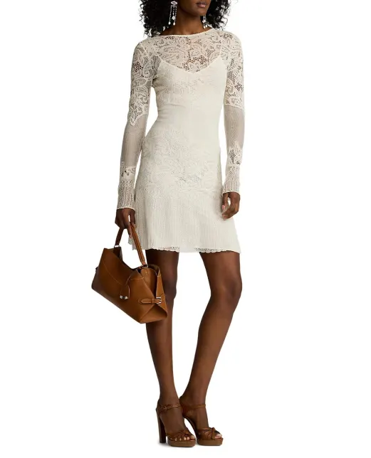 Ralph Lauren Collection Платье из шелкового кружева - Артикул: 290970610001