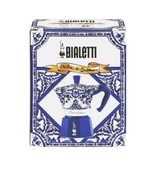Dolce&Gabbana Гейзерна Кавоварка Moka Express Bialetti - Артикул: TCCE14-TCAEF