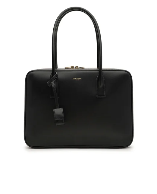 Saint Laurent Сумка Sac De Jour Bauletto из кожи - Артикул: 832383-0SX0W