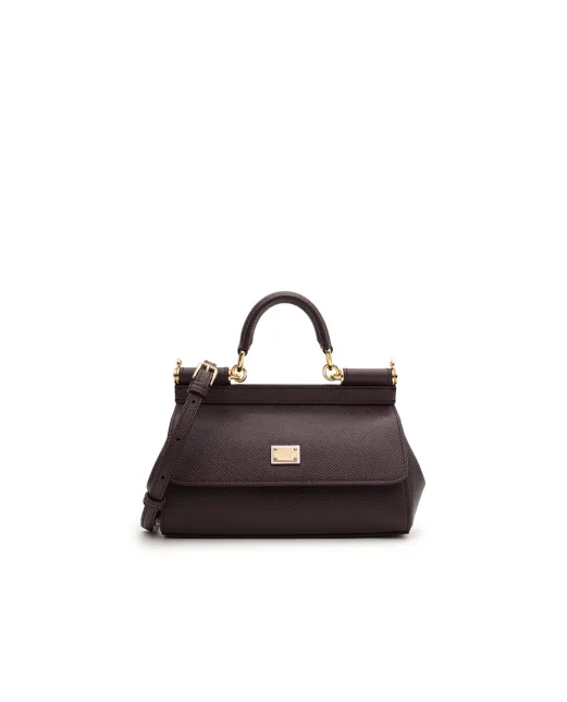 Dolce&Gabbana Кожаная сумка Sicily Small - Артикул: BB7116-B1001