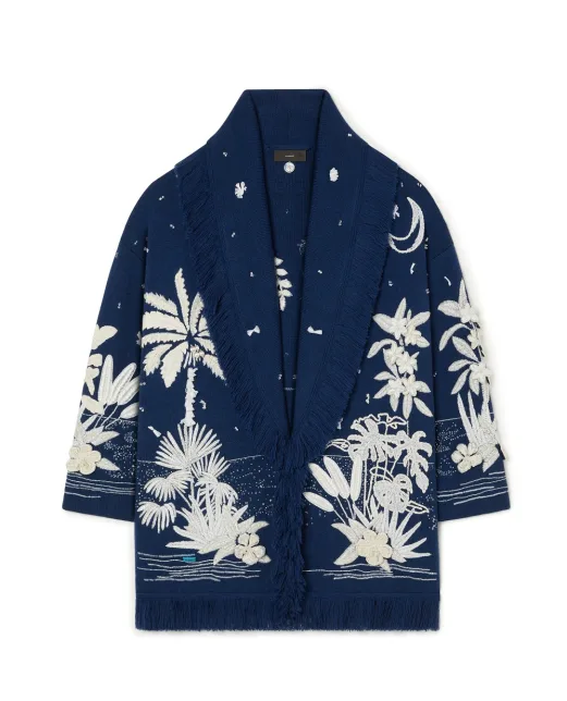 Alanui Кардиган из шерсти с вышивкой из бусин - Артикул: LWHB064R26KNI0064696