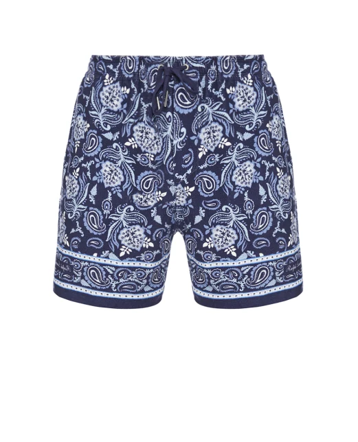 Ralph Lauren Purple Label Шорти з принтом пейслі - Артикул: 790963520001