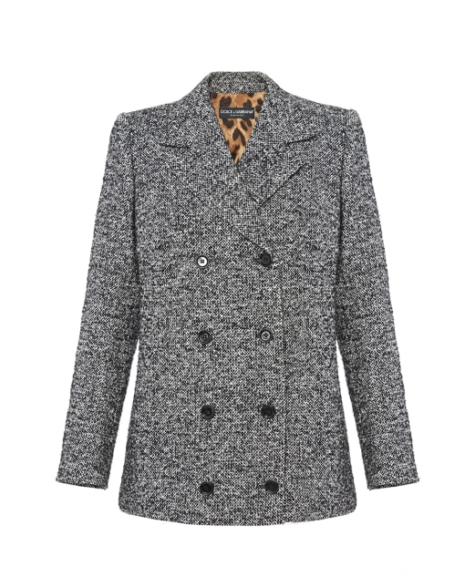 Dolce&Gabbana Двобортне пальто з вовни - Артикул: F0W3OT-FMZAK