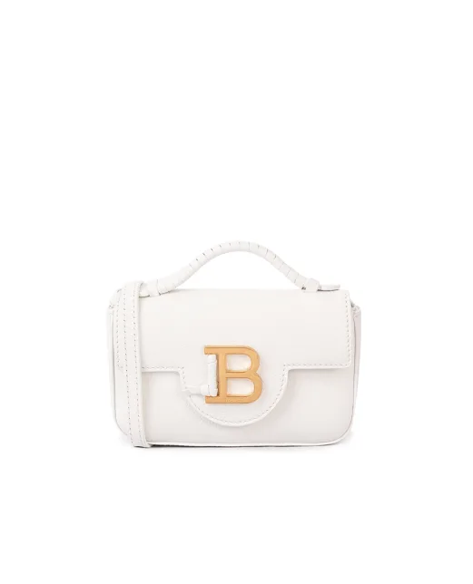 Balmain Кожаная сумка B-Buzz 17 Mini - Артикул: EN1DG811LPOS