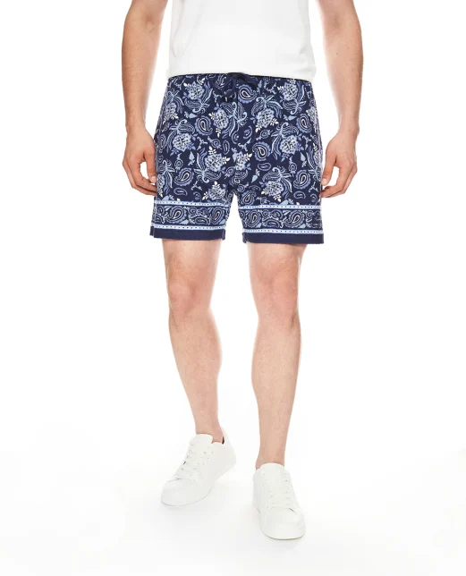 Ralph Lauren Purple Label Шорти з принтом пейслі - Артикул: 790963520001