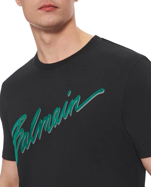 Balmain Футболка з принтом Balmain Lettre - Артикул: FH1EG000BC86