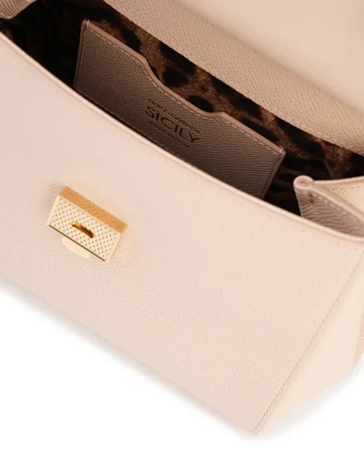 Dolce&Gabbana Кожаная сумка Sicily Medium - Артикул: BB6003-B1001