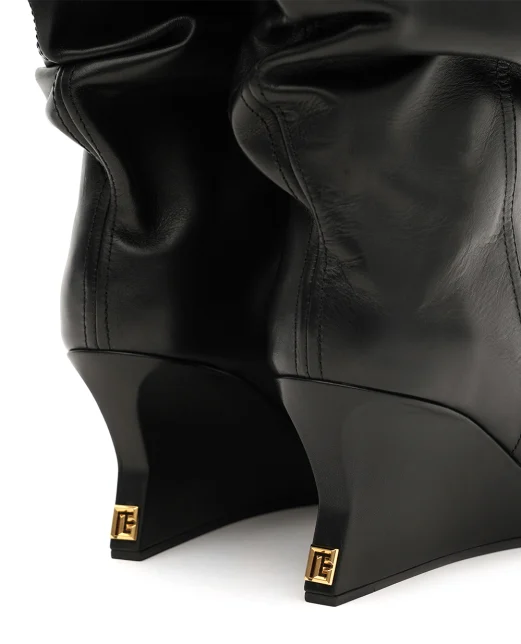 Balmain Ботильйони зі шкіри - Артикул: FN0TA181LVIT