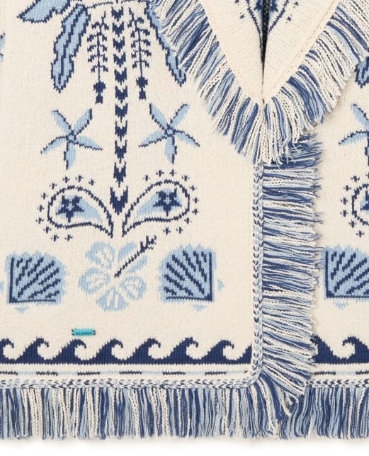 Alanui Кардиган из шерсти и хлопка - Артикул: LWHB064R26KNI003OF45