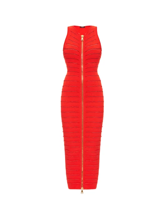 Balmain Сукня довга без рукавів - Артикул: FF0RO170KI96