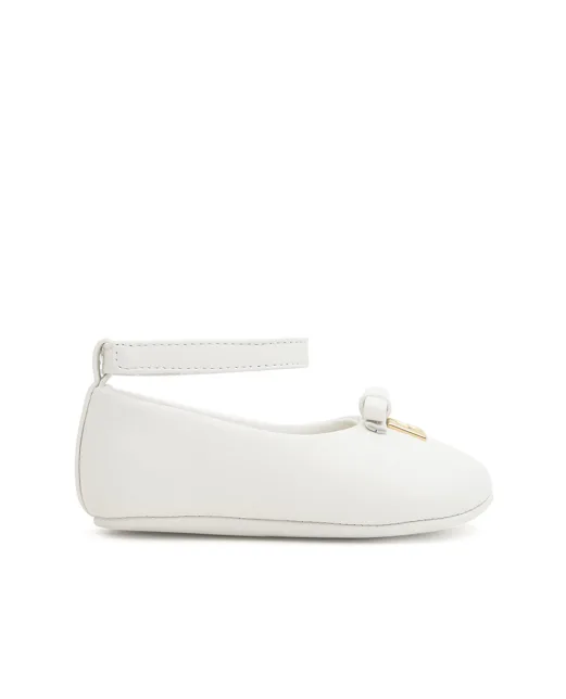 Dolce&Gabbana Балетки для новонароджених зі шкіри наппа - Артикул: DK0065-AB793