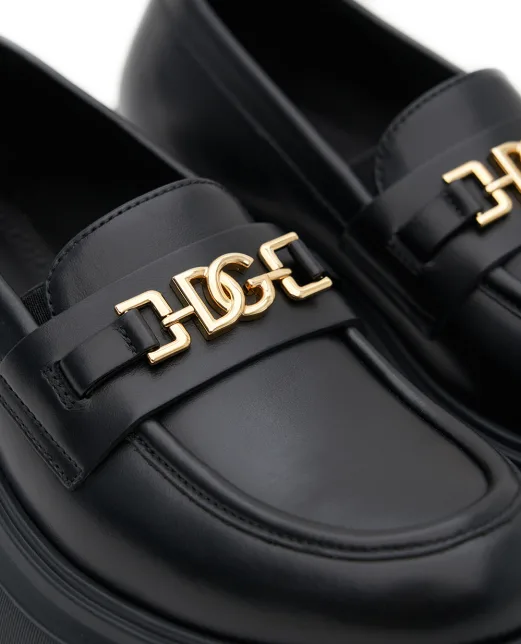 Dolce&Gabbana Дитячі шкіряні лофери - Артикул: D11351-A1065-L