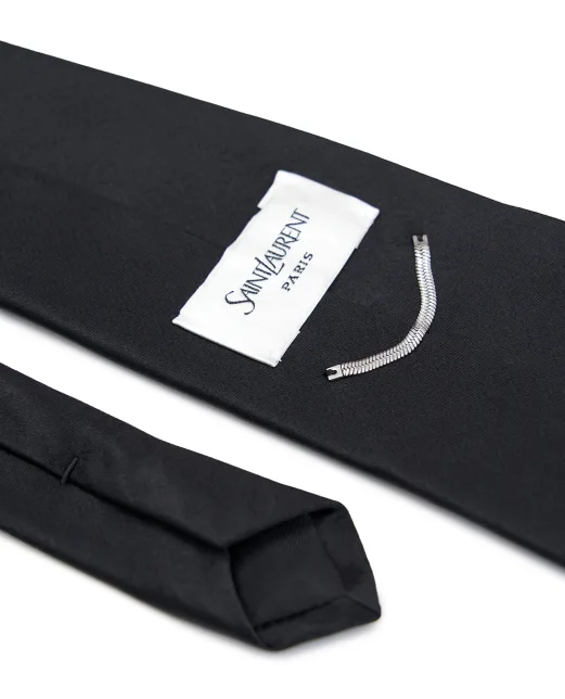 Saint Laurent Шовкова краватка - Артикул: 824202-3Y011