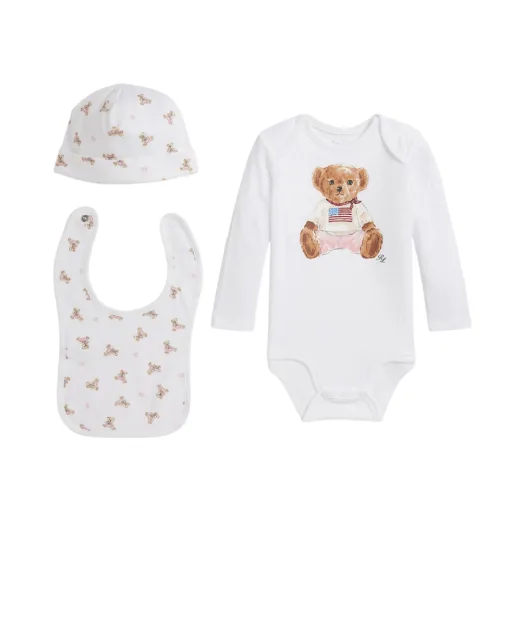 Polo Ralph Lauren Подарунковий набір, дитячий боді з бавовни - Артикул: 310981226001