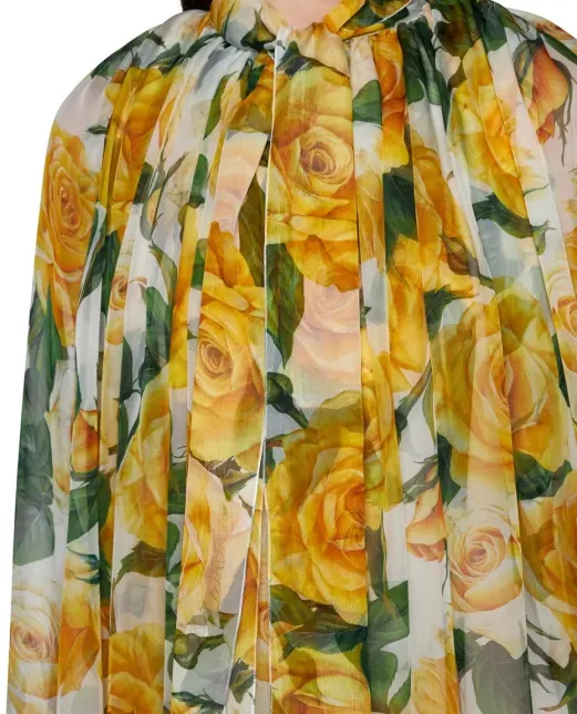Dolce&Gabbana Шовковий каптан - Артикул: F0P34T-IS1P2