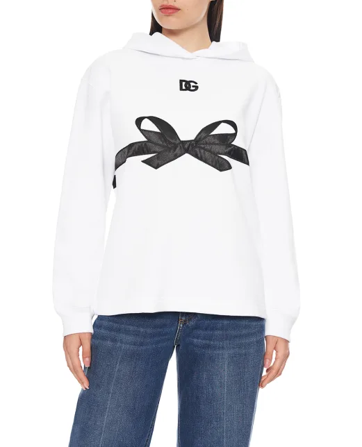 Dolce&Gabbana Худі з вишитим логотипом - Артикул: F9S94Z-GDC6D