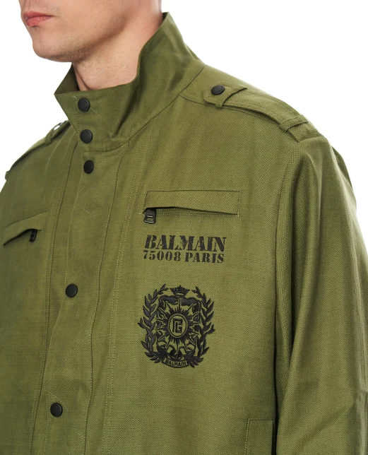 Balmain Куртка-авіатор - Артикул: FH1TFA60CG14