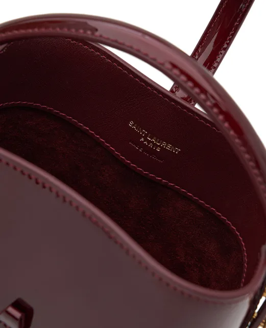 Saint Laurent Сумка LE 37 Mini з лакованої шкіри - Артикул: 765870-AAEX1