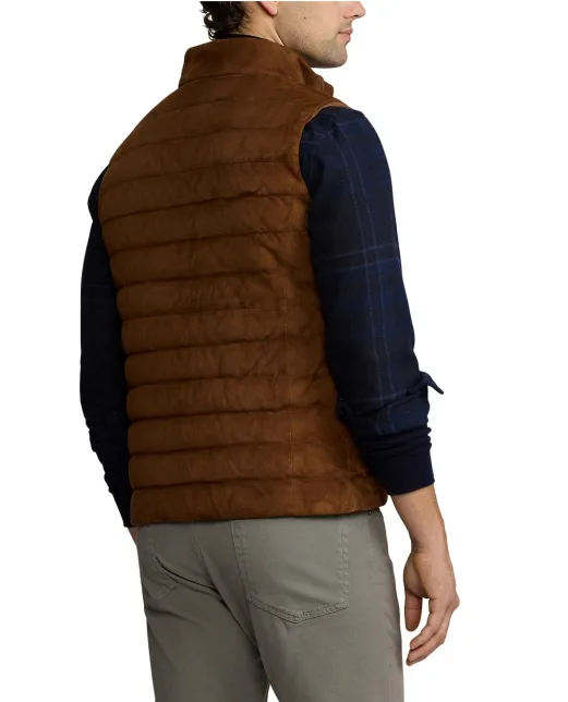 Ralph Lauren Purple Label Замшевый жилет - Артикул: 790957978001