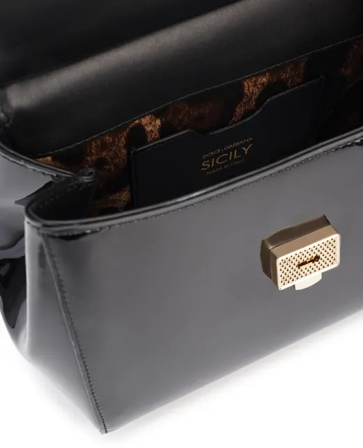 Dolce&Gabbana Кожаная сумка Sicily Medium - Артикул: BB6003-B1471