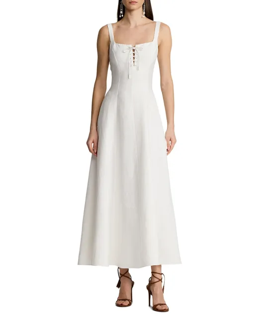 Ralph Lauren Collection Льняное платье - Артикул: 290975331001