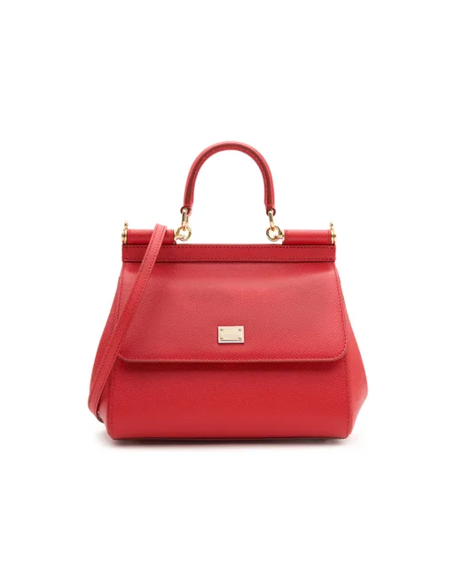 Dolce&Gabbana Шкіряна сумка Sicily Medium - Артикул: BB6003-B1001