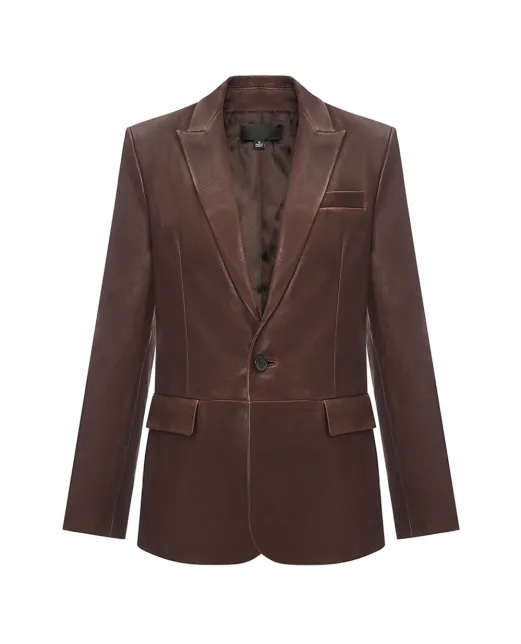 NILI LOTAN Жакет Belmonde из кожи - Артикул: 13128-L190