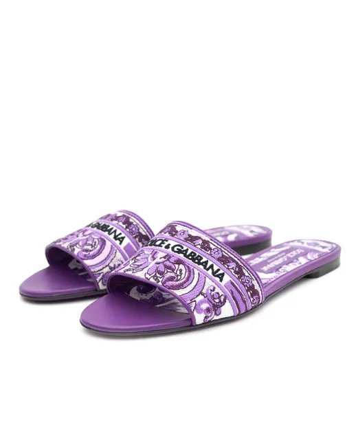 Dolce&Gabbana Мюлі з вишивкою - Артикул: CQ0571-AV804